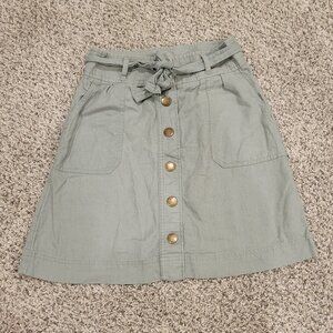 Girl's A Lined Skirt